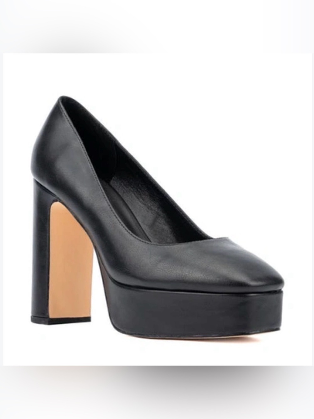 New York & Company Ryla Block Heel Platform Pumps NWT Size 6.5
